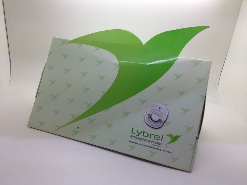 Triangle tissue box with flap