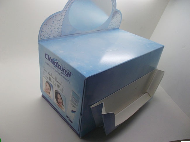 Rectangle tissue box with flap